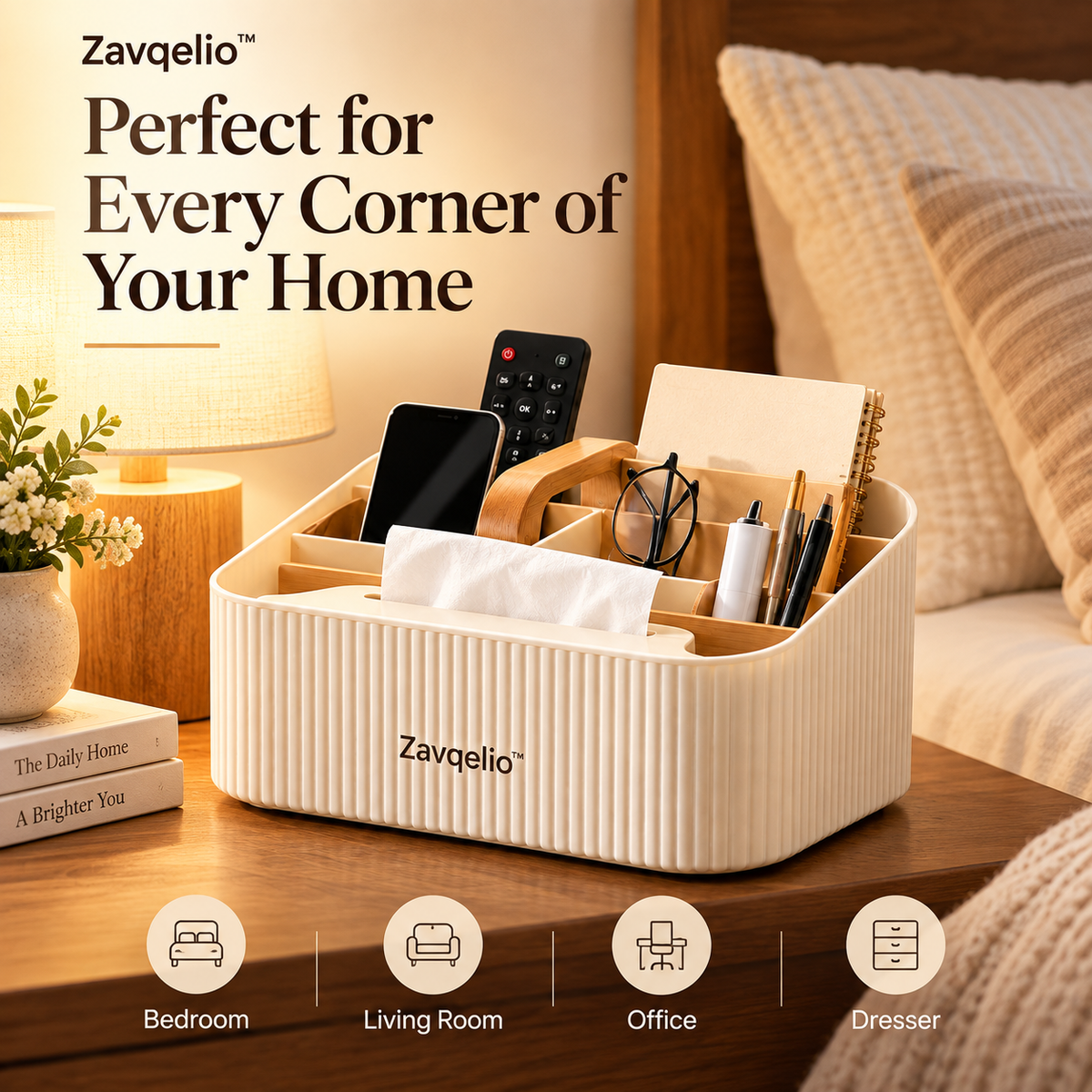 HavenNest Multi-Function Home Organizer