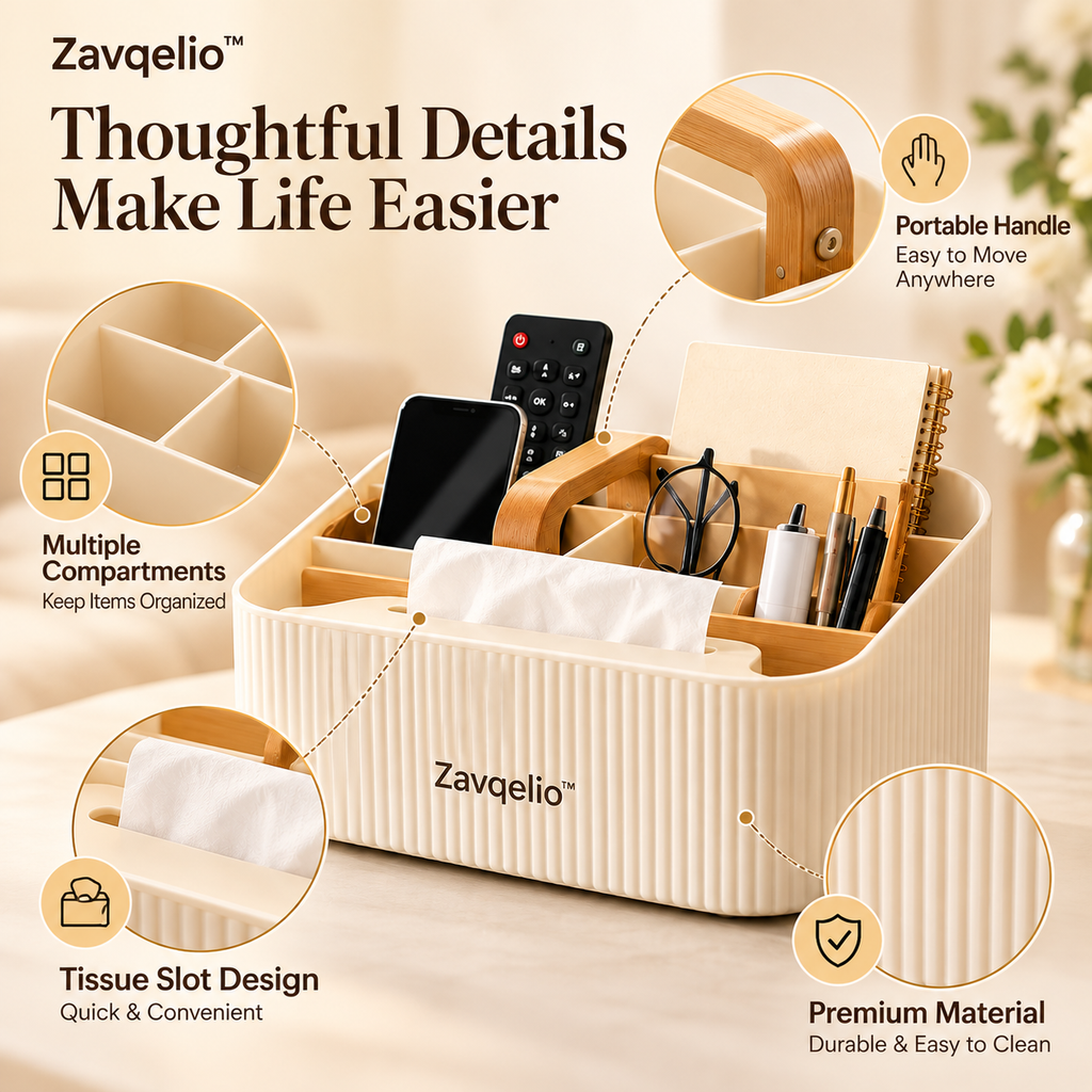 HavenNest Multi-Function Home Organizer