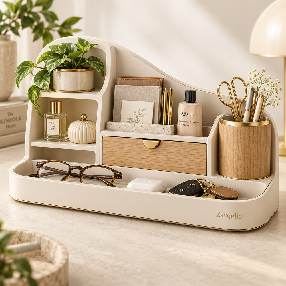 Sculpted Haven Desktop Organizer