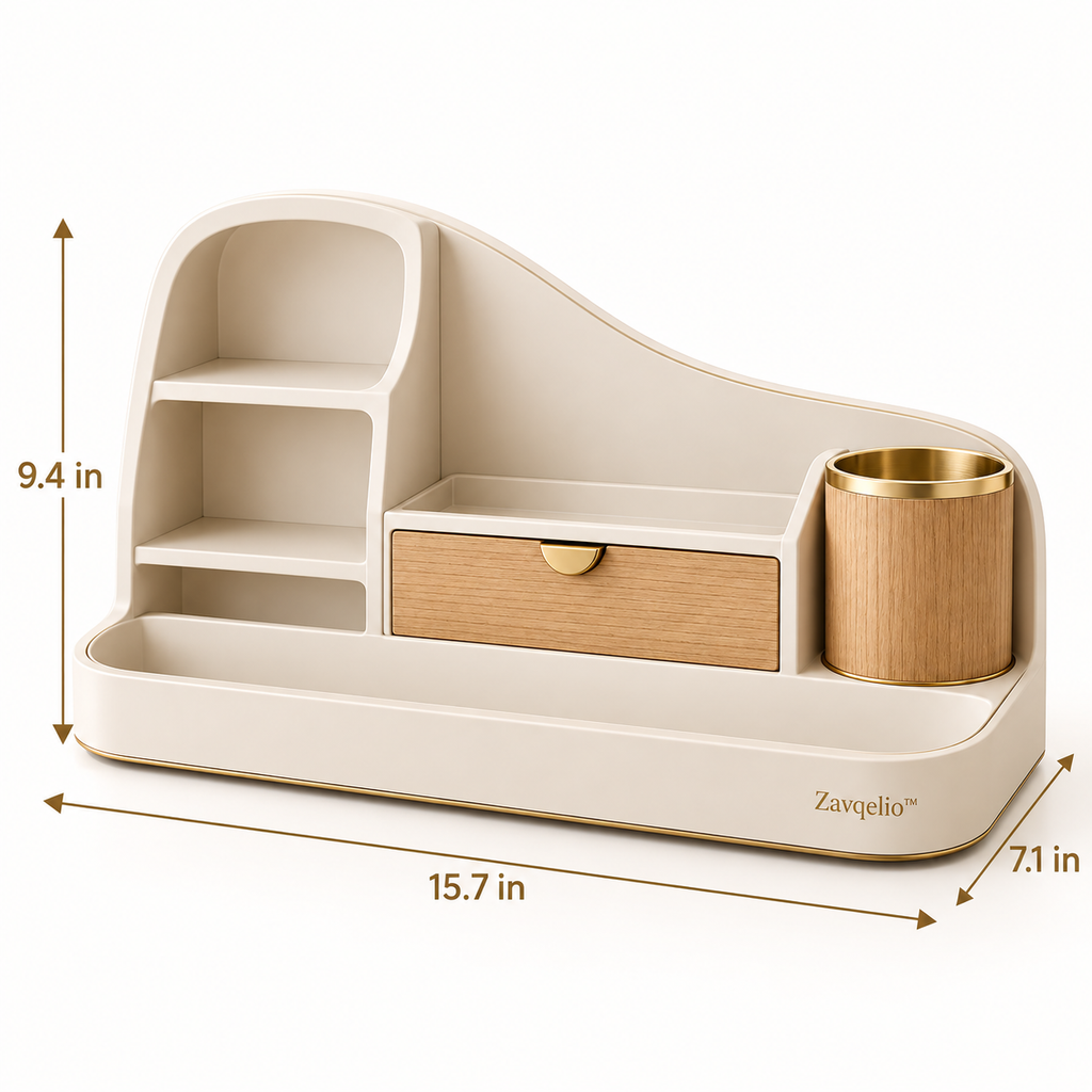 Sculpted Haven Desktop Organizer