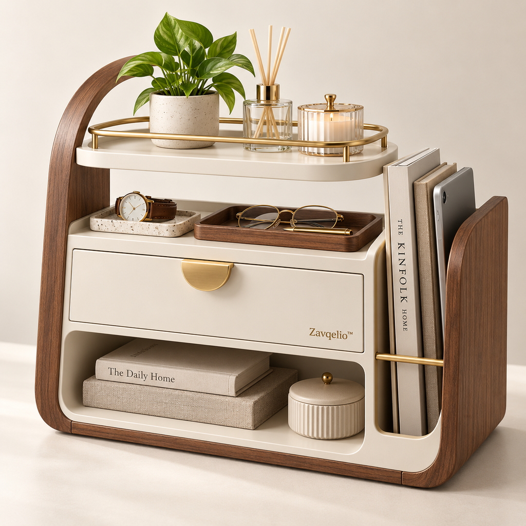 Arched Multi-Zone Desktop Organizer
