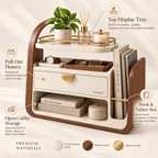Arched Multi-Zone Desktop Organizer